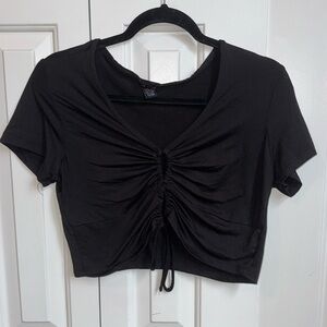 Black Crop Top